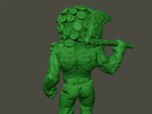 virus humanoid 0004 Model Cetak 3D