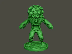 humanoid virus 0005 3D Print Model