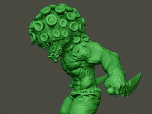 humanoid virus 0005 3D Print Model