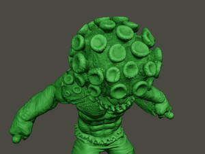 humanoid virus 0005 Modèles 3D en vedette