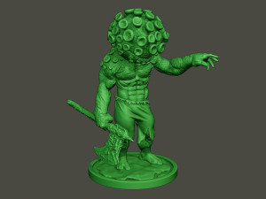 humanoid virus 0008 Model do druku 3D