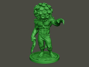 humanoid virus 0008 Model do druku 3D