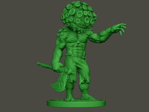 humanoid virus 0008 Model do druku 3D
