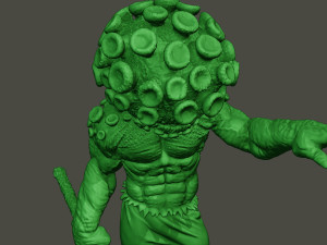 humanoid virus 0008 Model do druku 3D