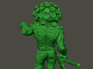 humanoid virus 0008 Model do druku 3D