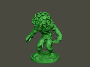 humanoid virus 0009 3D Print Model