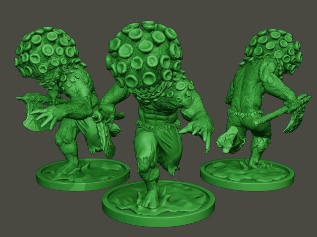 humanoid virus 0010 Modèles 3D en vedette .c4d .max .obj .3ds .fbx .stl .blend 