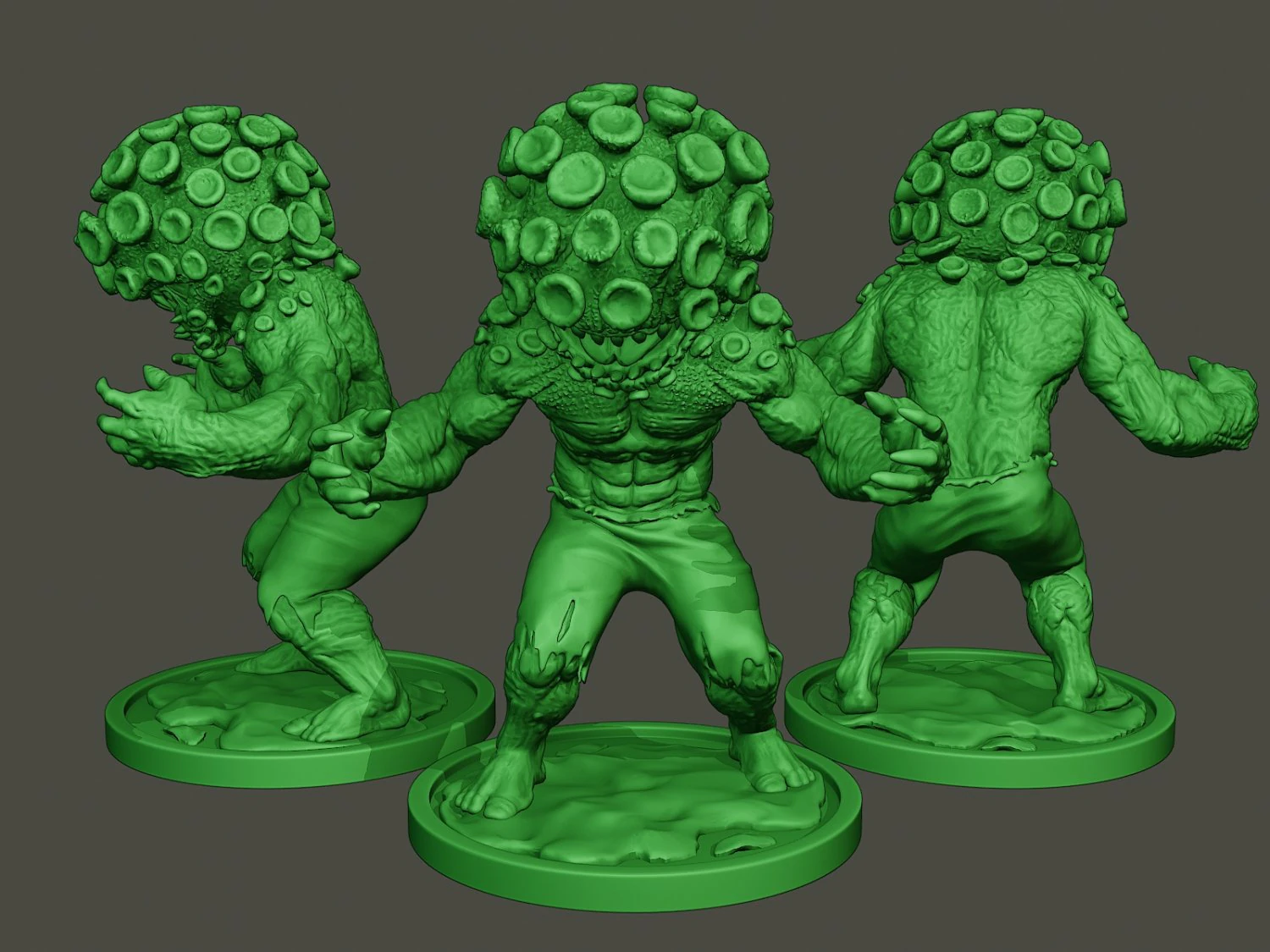 humanoid virus 0011 3D Print Model .c4d .max .obj .3ds .fbx .stl .blend