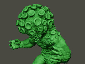 humanoid virus 0011 3D-printmodel