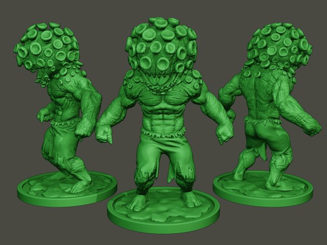 humanoid virus 0012 3D 打印模型 .c4d .max .obj .3ds .fbx .stl .blend 