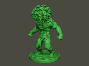 humanoid virus 0012 3D Print Model