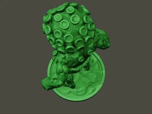humanoid virus 0012 3D Print Model