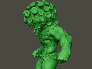 humanoid virus 0012 3D Print Model