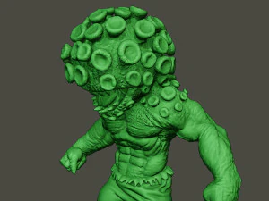humanoid virus 0012 3D Print Model