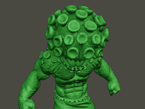 humanoid virus 0012 3D 打印模型