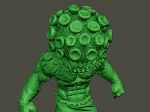 humanoid virus 0012 3D Print Model