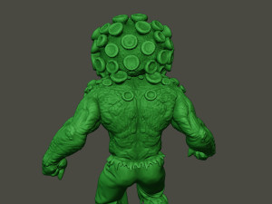 humanoid virus 0012 3D 打印模型
