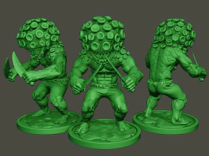 humanoid virus pack1 3D Print Model