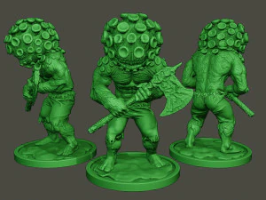 humanoid virus pack1 3D Print Model