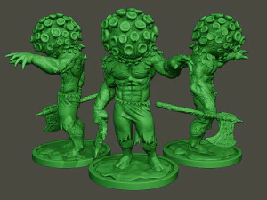 humanoid virus pack1 3D Print Model