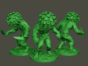 humanoid virus pack1 3D Print Model