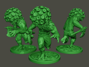 humanoid virus pack1 3D Print Model