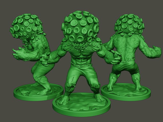 Download humanoid virus pack1 3D Model