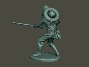german soldier ww1 action g5 3D Print Model