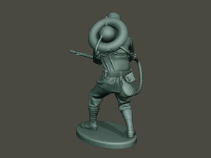german soldier ww1 action g5 3D Print Model