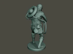 german soldier ww1 action g5 3D Print Model