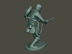 german soldier ww1 action g5 3D Print Model