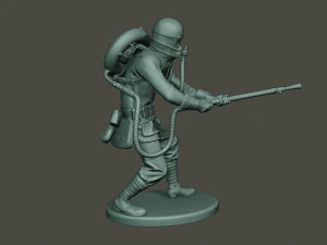 german soldier ww1 action g5 3D Print Model