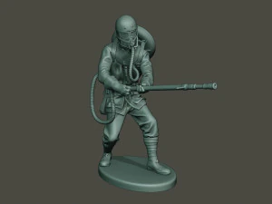 german soldier ww1 action g5 3D Print Model