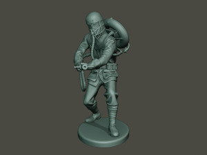 german soldier ww1 action g5 3D Принт Модель