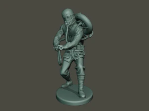 german soldier ww1 action g5 3D Print Model