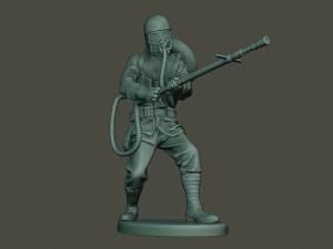 german soldier ww1 action g5 3D Print Model