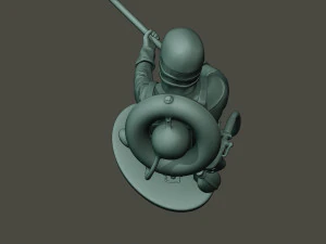 german soldier ww1 action g5 3D Print Model