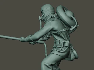 german soldier ww1 action g5 3D Print Model
