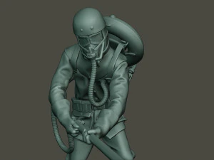 german soldier ww1 action g5 3D Print Model