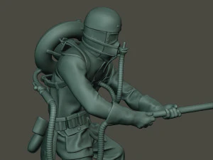 german soldier ww1 action g5 3D Print Model