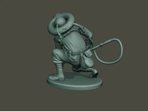 german soldier ww1 down g5 3D Print Model