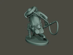 german soldier ww1 down g5 3D Print Model