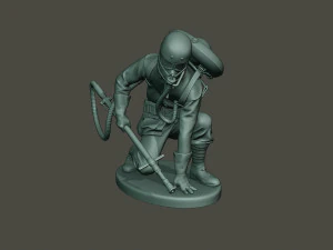 german soldier ww1 down g5 3D Print Model