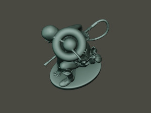 german soldier ww1 down g5 Modello di stampa 3D