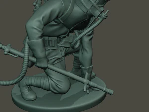 german soldier ww1 down g5 3D Print Model