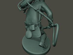 german soldier ww1 down g5 Modello di stampa 3D