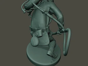 german soldier ww1 down g5 3D Print Model