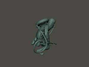 german soldier ww1 down g5 Modello di stampa 3D