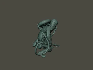 german soldier ww1 down g5 3D Print Model