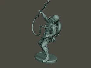 german soldier ww1 killed g5 3D Print Model